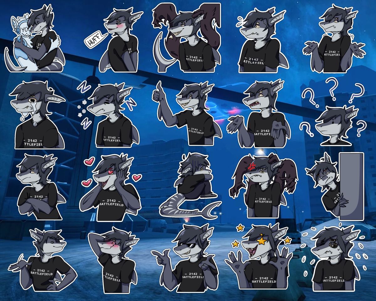 Shark Sticker Pack